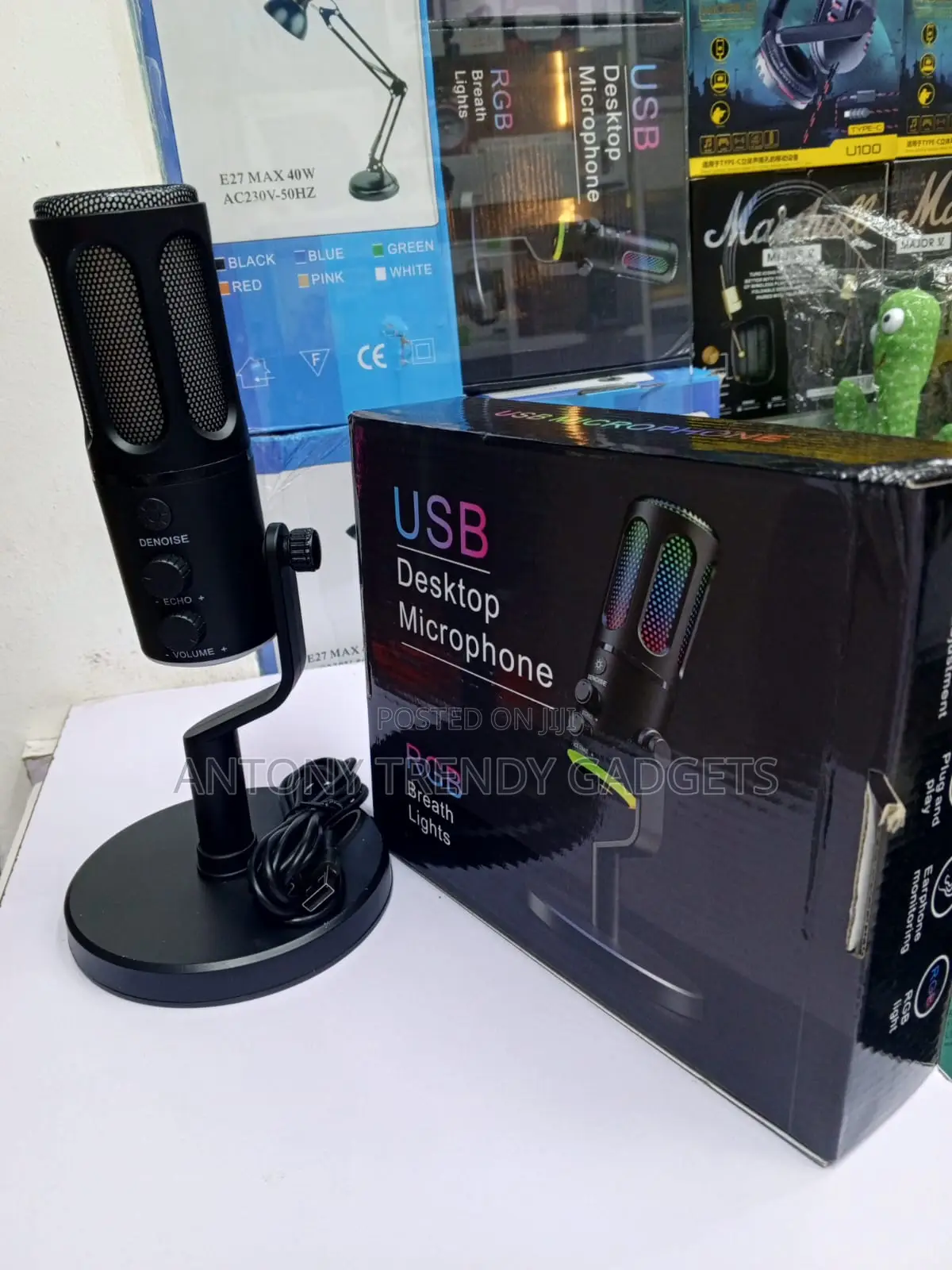 RGB Condenser Usb Mic for Streaming Podcast Gaming Pc