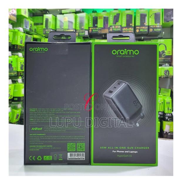 Oraimo Hypergan 65 Ocw-7652u+116cc *65w Gan Laptop