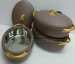 Brown 3 PCS Luxury Forever Gold Hotpots