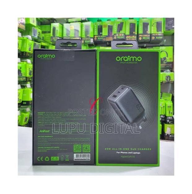 Oraimo Hypergan 65 Ocw-7652u+116cc *65w Gan Laptop - thumbnail 2