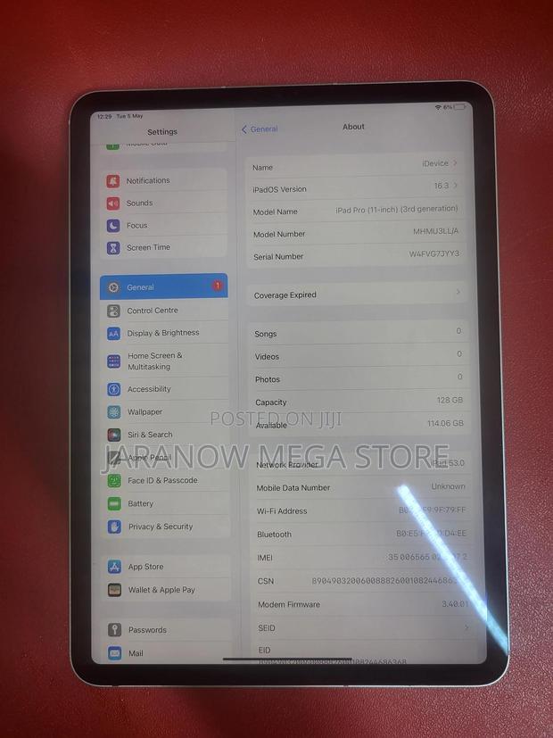 Apple iPad Pro 128 GB Silver - thumbnail 3