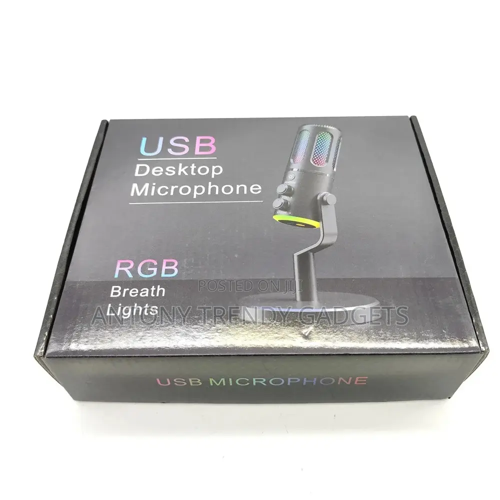 Usb RGB Mic Noise Reduction for Pc Laptop Ps4 Ps5