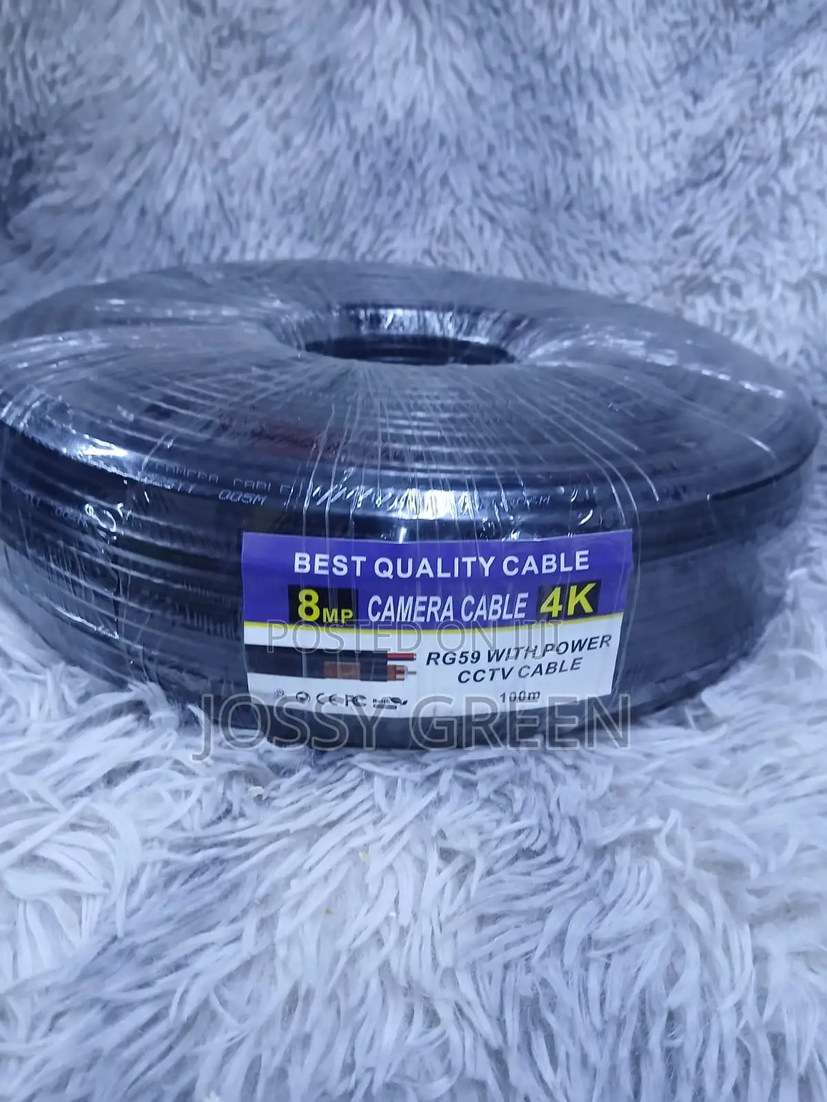 CCTV Rg59 Power Cable 100m