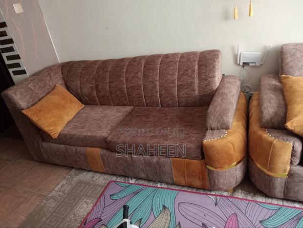 L Shaped 6 Seater Sofa Set - thumbnail 2