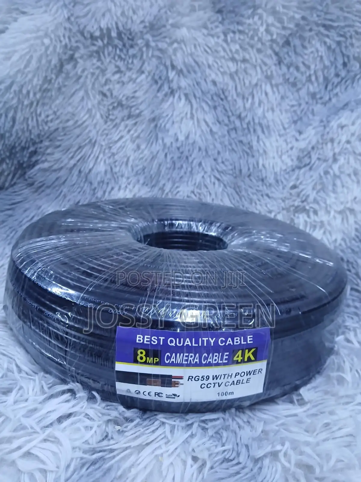 100m Coaxial Cable With Power and Rg 59 100m CCTV Cable