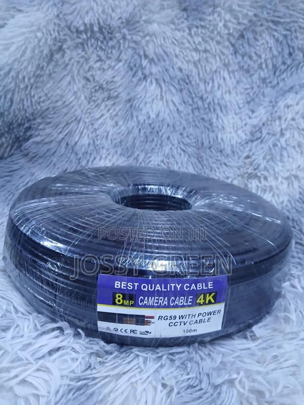 100m Coaxial Cable With Power and Rg 59 100m CCTV Cable