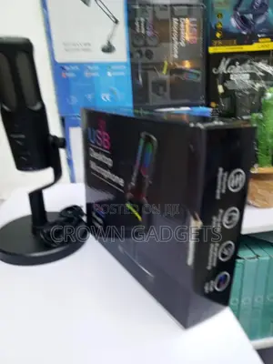 Usb RGB Condenser Mic Gaming Streaming Noise Reduction