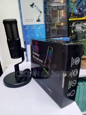 Usb RGB Condenser Mic Gaming Streaming Noise Reduction