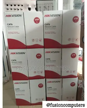 Hikvision Cat 6 Pure Copper Cable, 305m