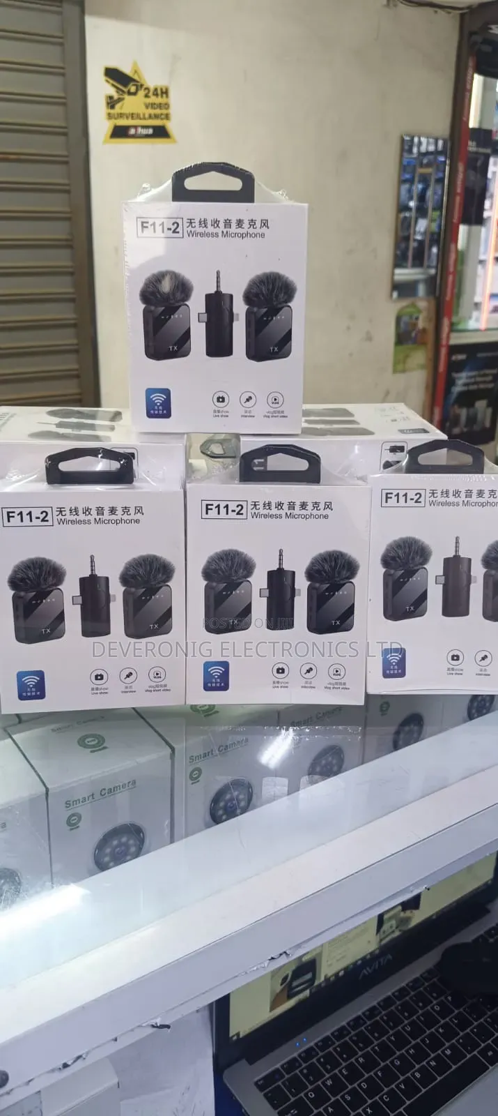 F11-2 Wireless Microphone Available 3 in 1