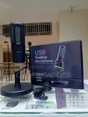 RGB Usb Microphone for Pc Podcast Streaming Gaming Mic