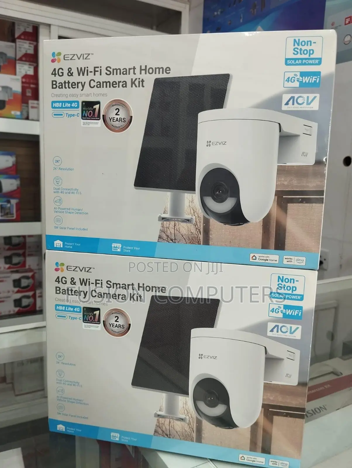 Ezviz 4g Wi-Fi Solar Camera Kit (Cs-Hb8c/Sp)