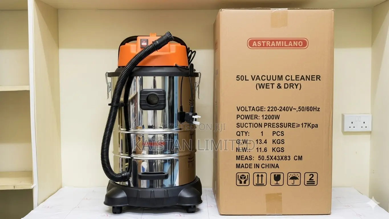 Astramilano Vacuum Cleaner Litres/ Wet and Dry Vacuum Cleaner 50l
