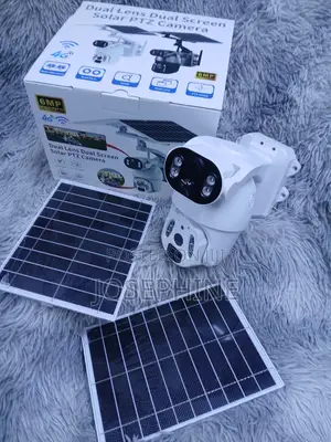 Ubox 6mp Dual Lens 4g Sim Card Solar CCTV Camera