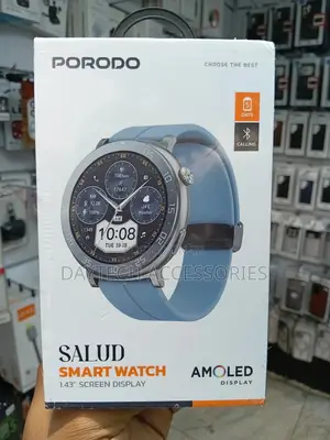 Porodo Salud Smart Watch 1.43” Screen Display