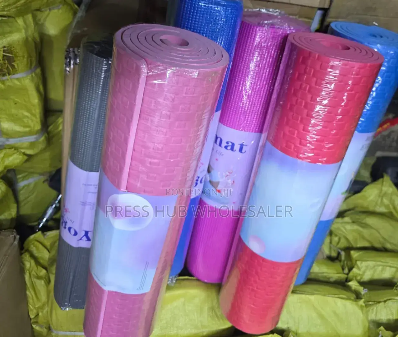 High-Density 6mm Yoga Mat for Home Gym Workouts