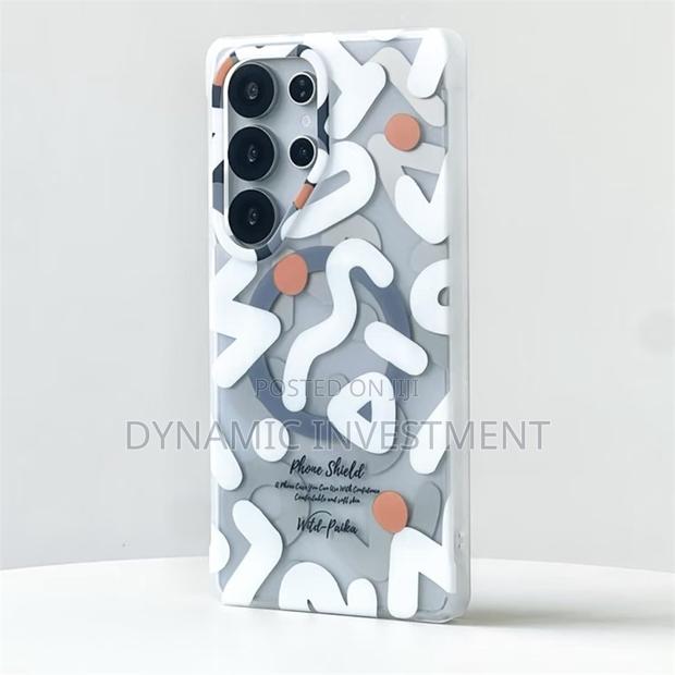 Samsung Galaxy S26 Ultra Magsafe Magnetic Graffiti Luxury Case Cover