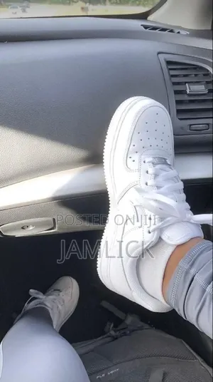 Nike Air Force 1 Black White - Al