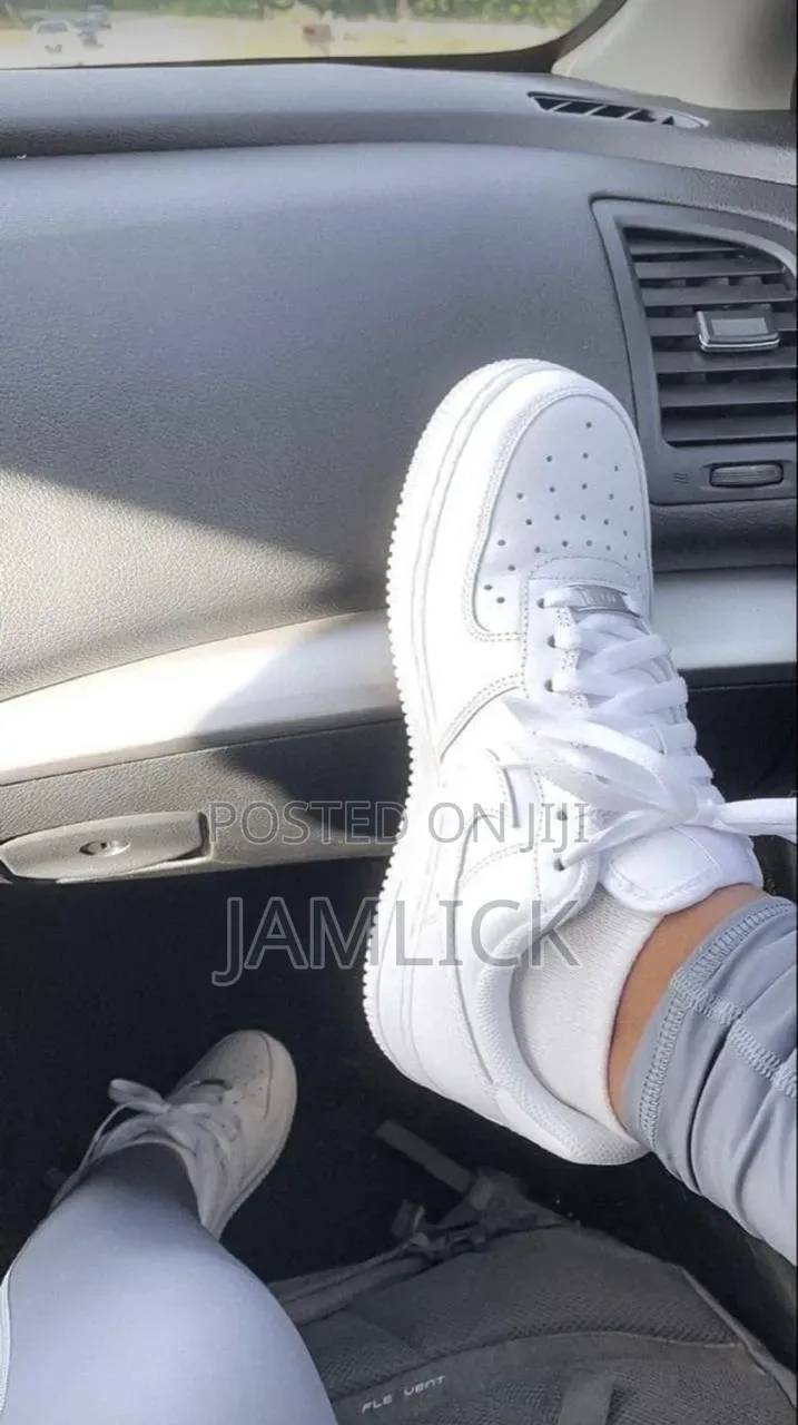 Nike Air Force 1 Black White - Al