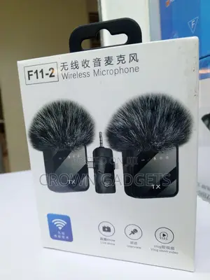 F11-2 Dual Wireless Mic 3-in-1 45m Range Vlog Interview