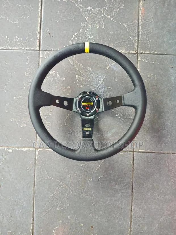 Momo Style Racing Deep Dish Cone Structure Rally Steering