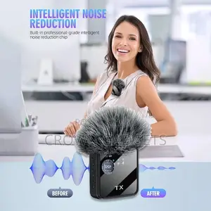 F11-2 Wireless Lavalier Mic With Furry Windshield Set
