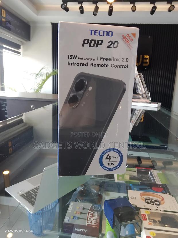 New Tecno Pop 20 64 GB Black