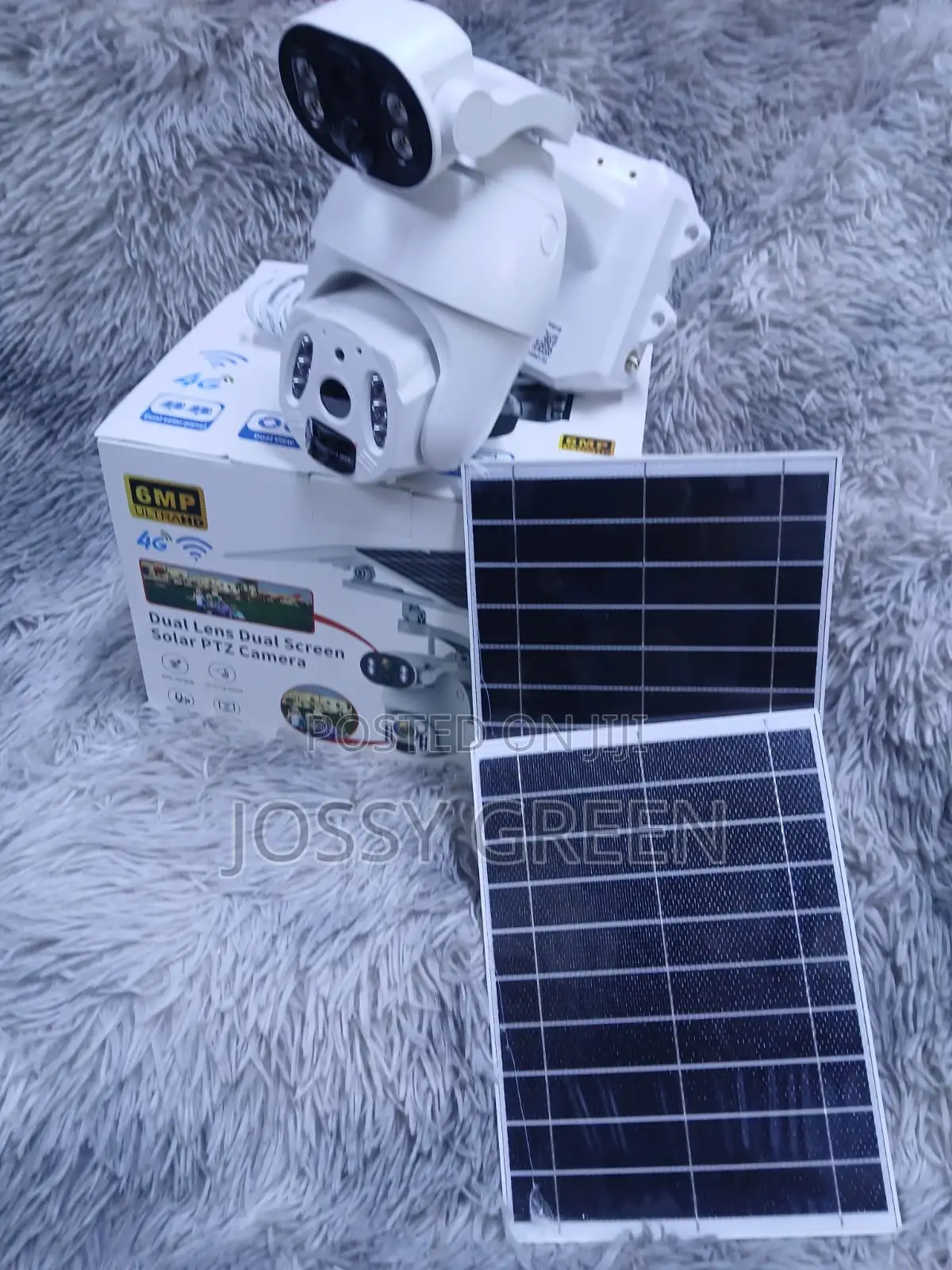 Ubox 6mp2 Camera Lens 4g 2 Solarpowered PTZ Camera With 2way Audio