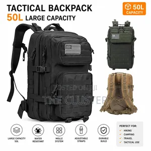 50l Tactical Backpack – Large Capacity Military Style