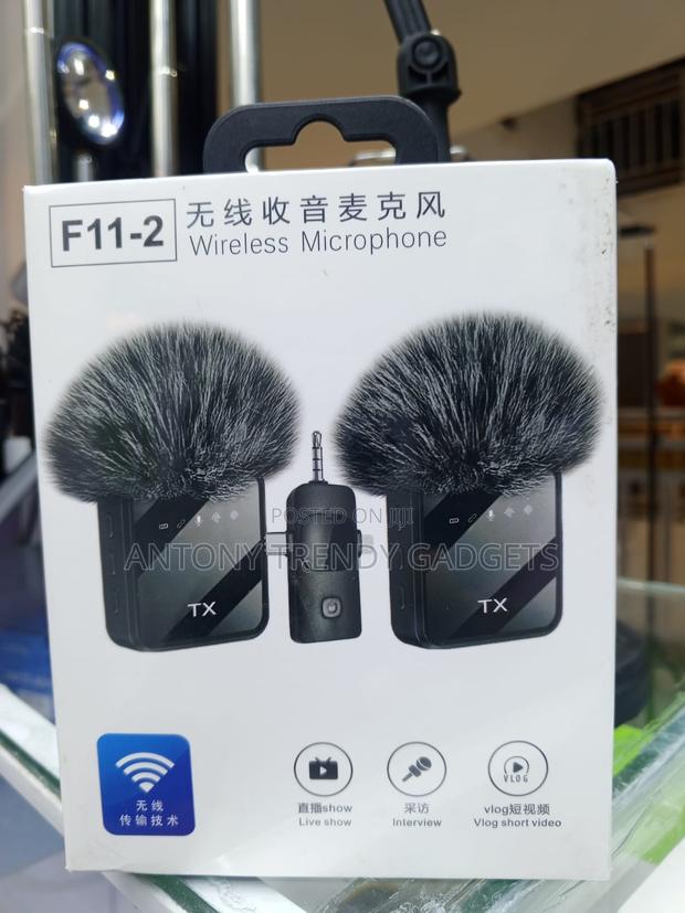 F11-2 2.4ghz Wireless Mic Noise Reduction Vlogging Set - main view