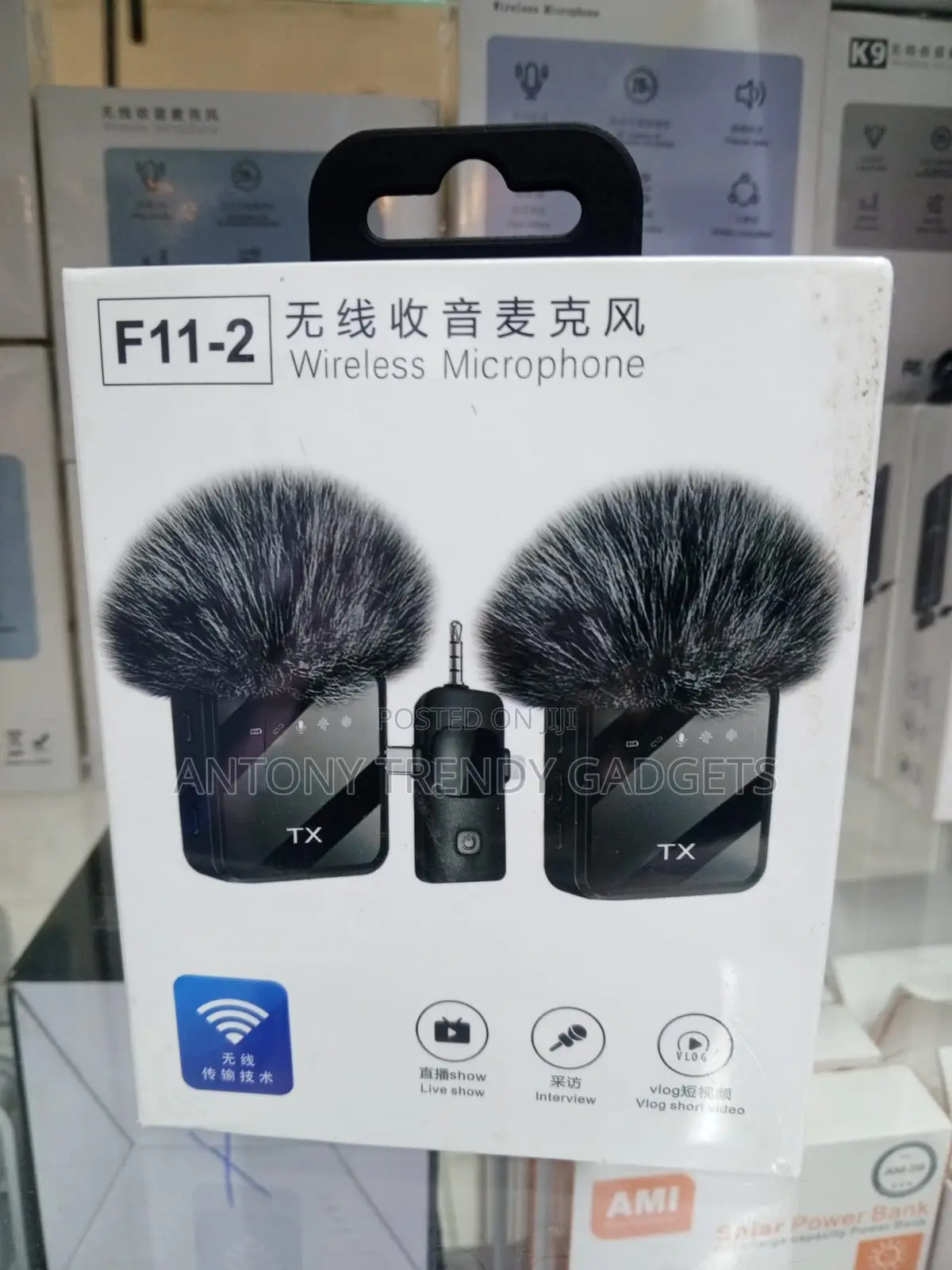 F11-2 2.4ghz Wireless Mic Noise Reduction Vlogging Set
