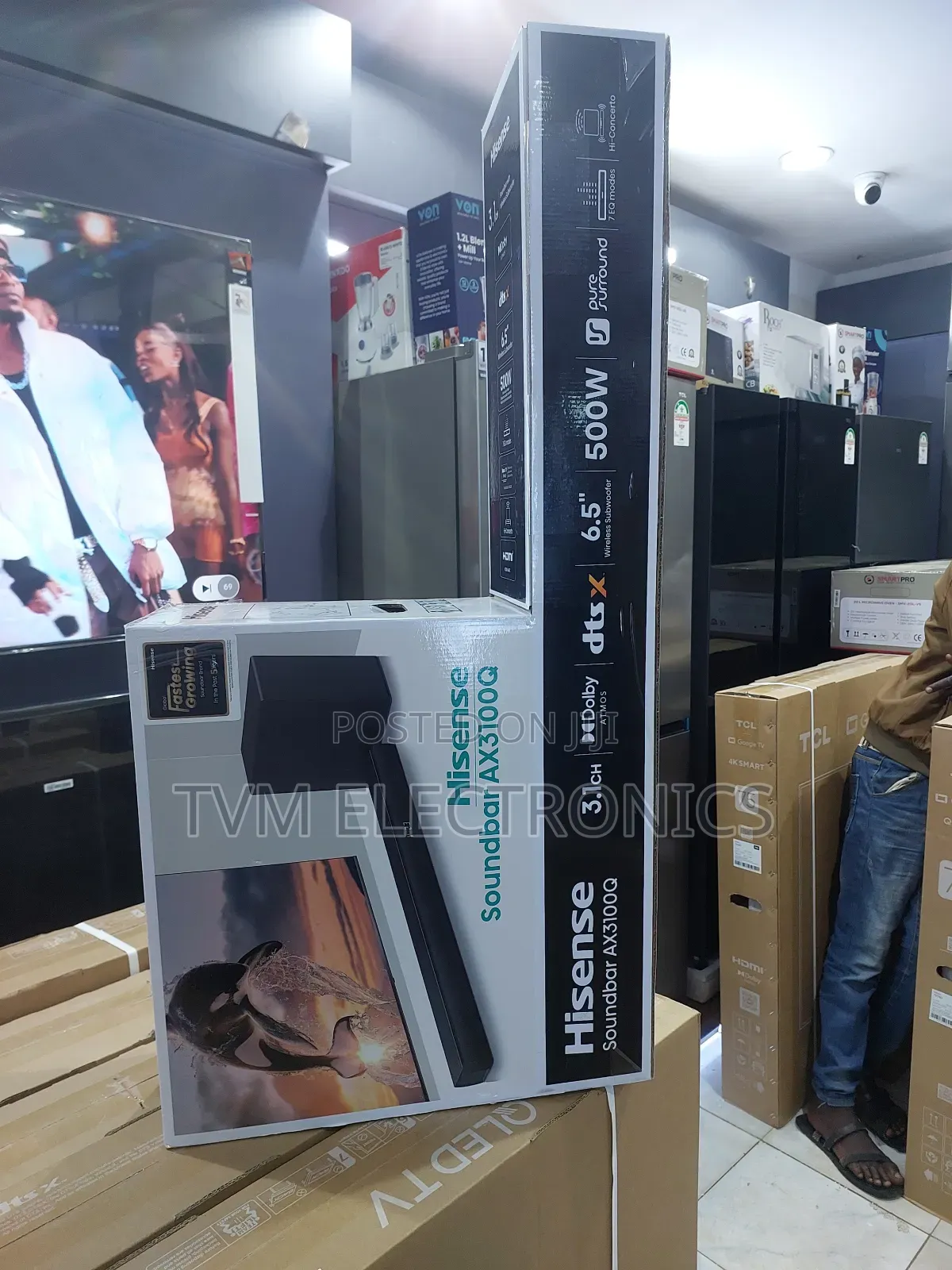 Hisense Ax3100q Soundbar 3.1ch 500w Dolby Atmos