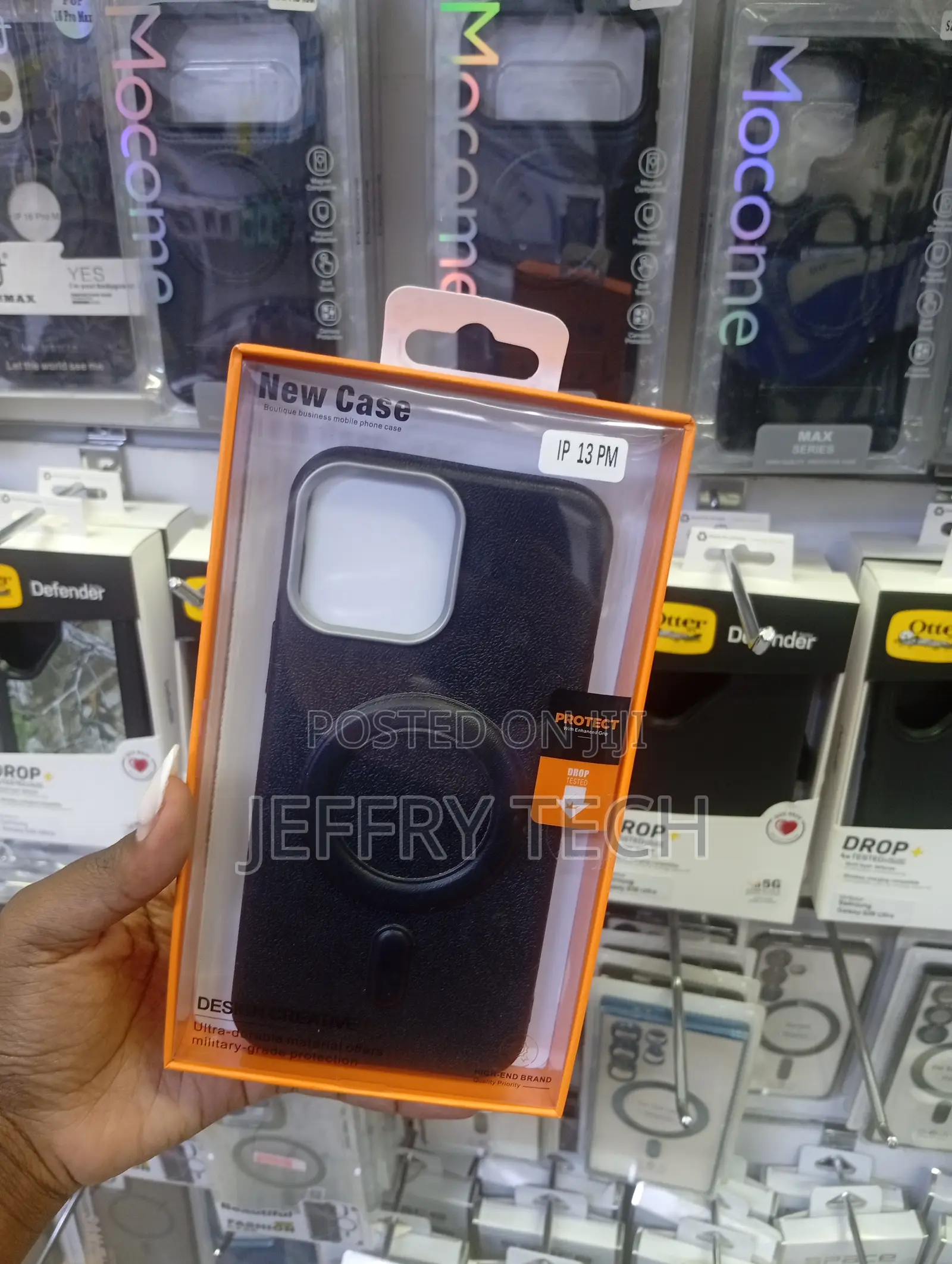 iPhone 13 Pro Max Branded Leather Magsafe Case