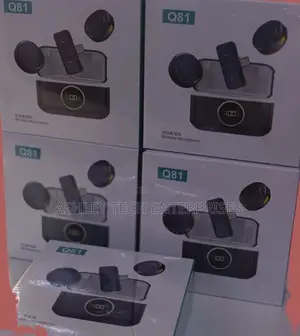 Q81 Wireless Microphone – Dual Mic With Charging Case
