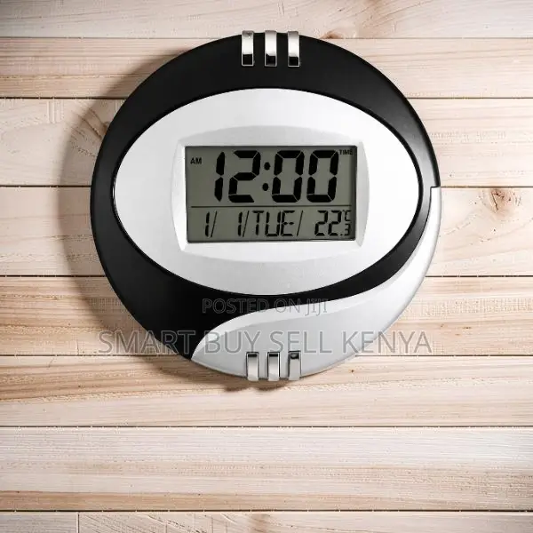 Modern Design LCD Display Digital Table and Wall Mount Clock
