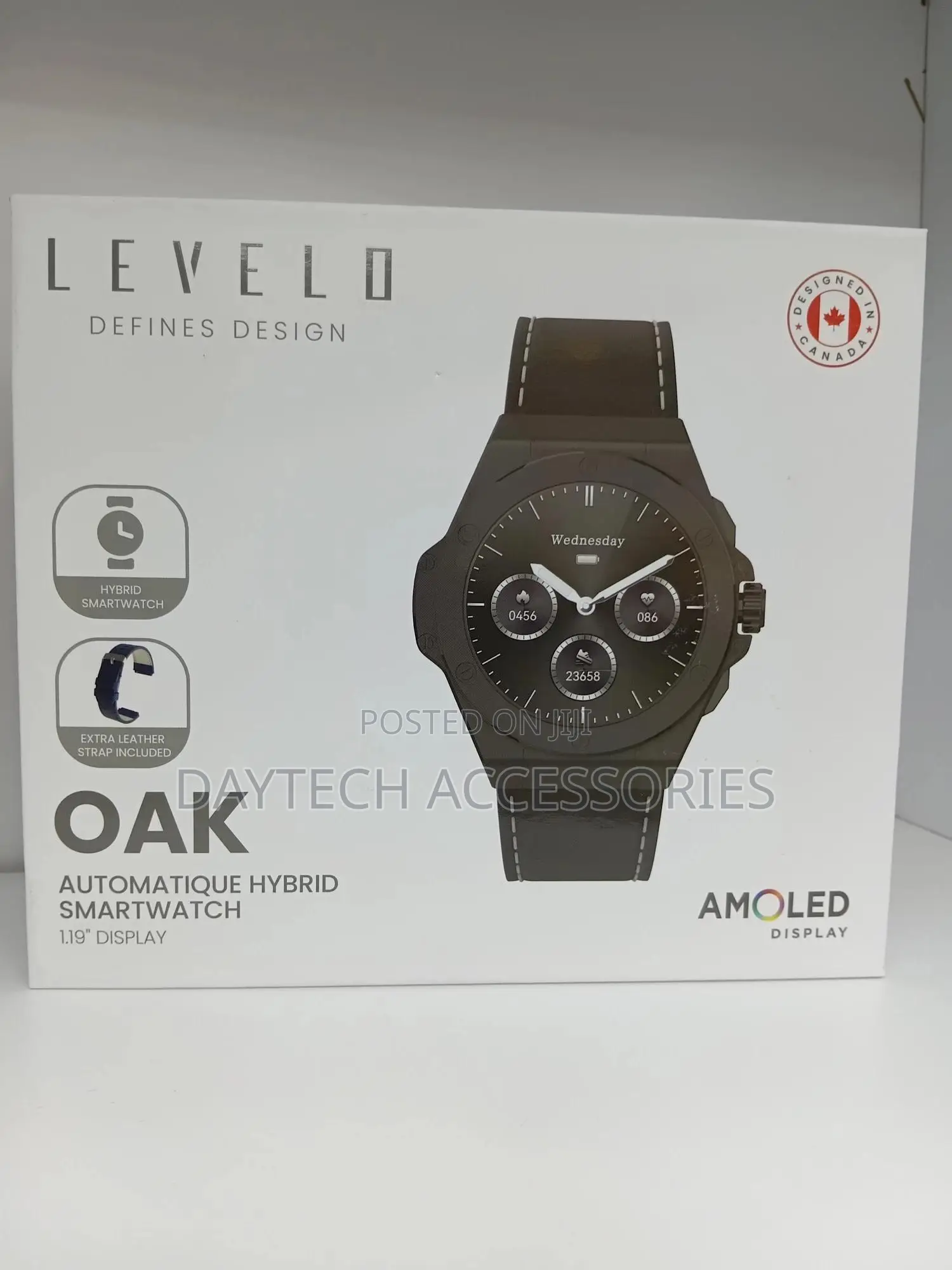 This Is a Levelo Oak Automatique Hybrid Smartwatch