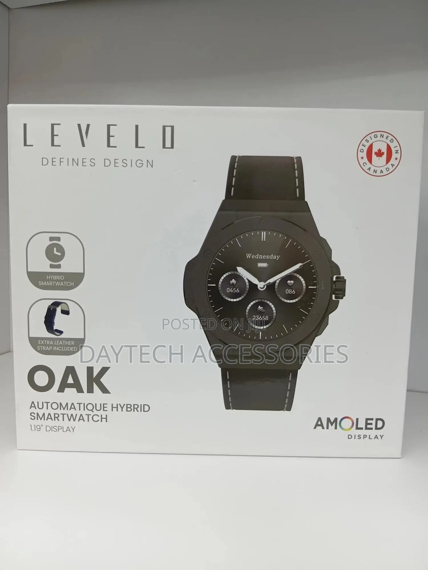 This Is a Levelo Oak Automatique Hybrid Smartwatch