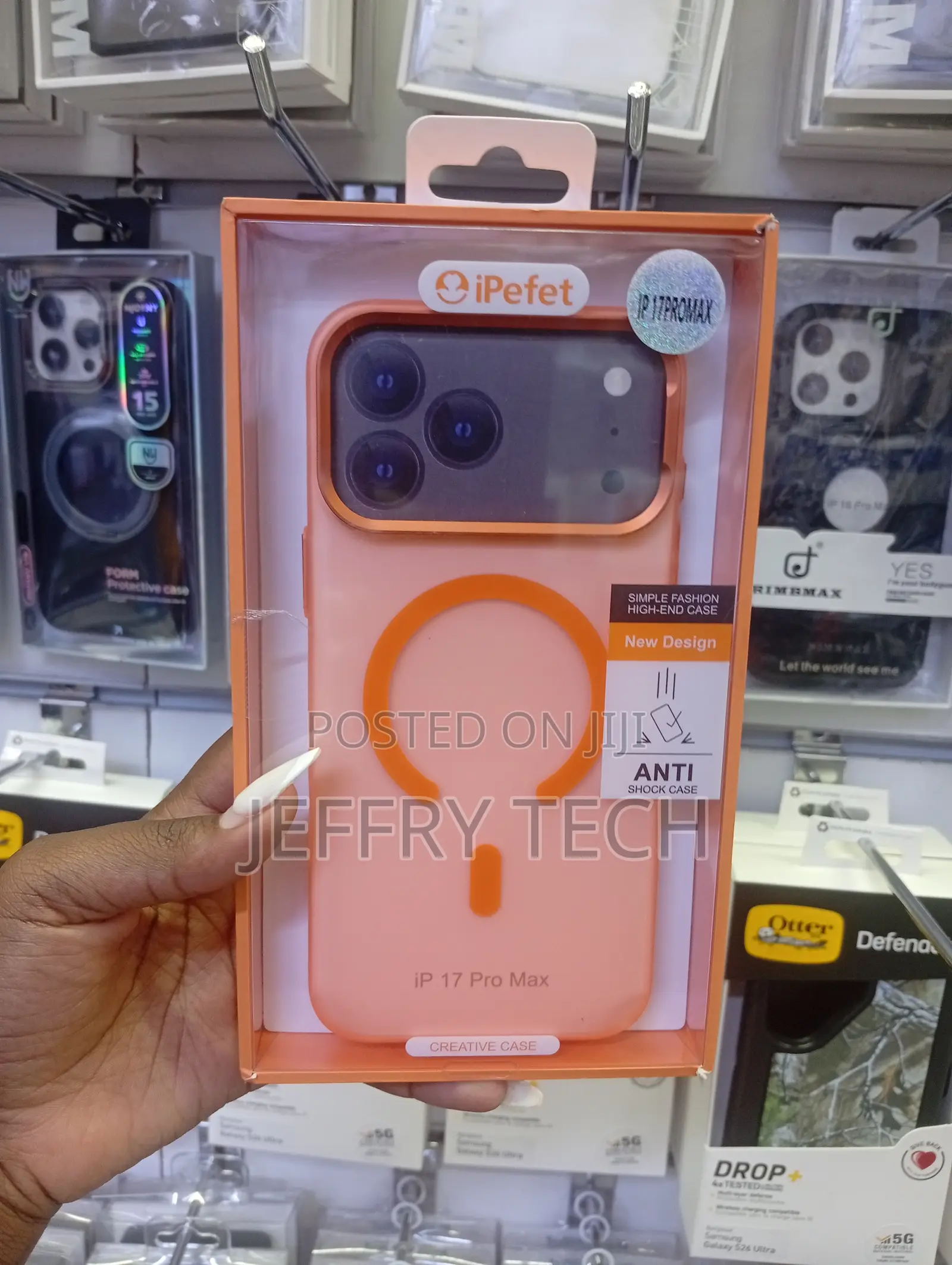 iPhone 17 Pro Max Orange Magsafe-Compatible Phone Case
