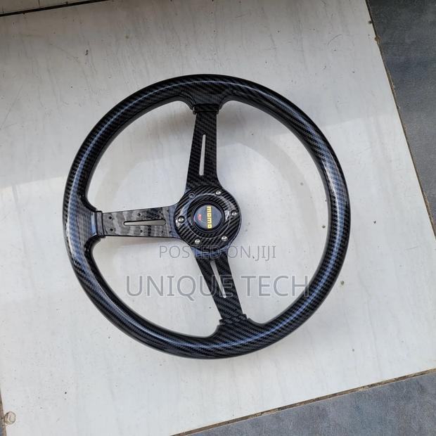 Momo Carbon Fiber Steering Wheel