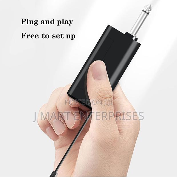 Professional Wireless Microphone Dual Uhf Cordless Dynamic Mic - thumbnail 2