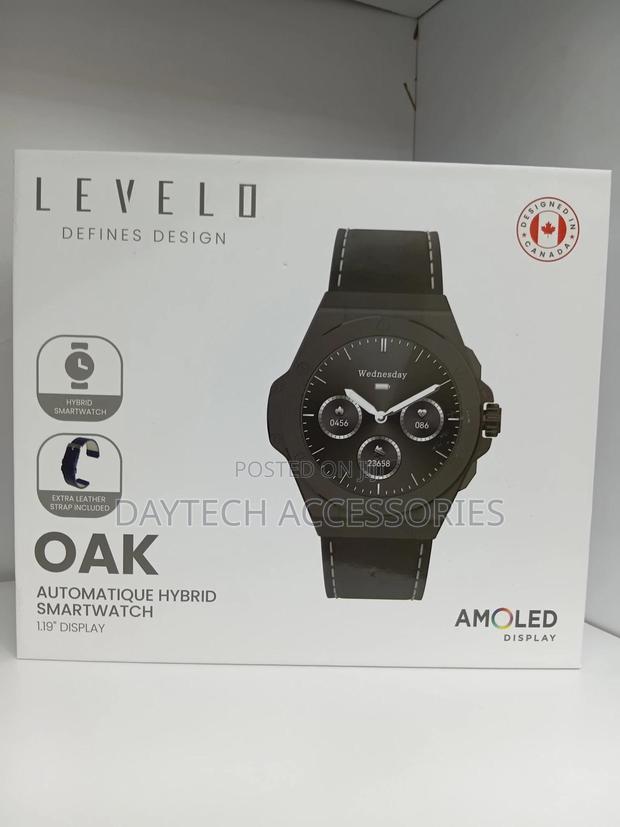 Levelo Oak Automatique Hybrid Smartwatch Bluetooth, Activity Tracker