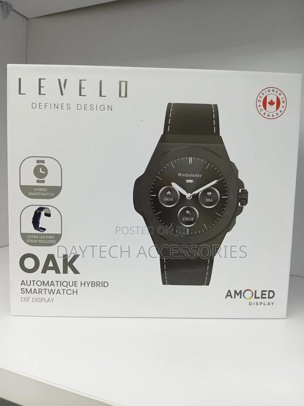 Levelo Oak Automatique Hybrid Smartwatch Bluetooth, Activity Tracker - thumbnail 2