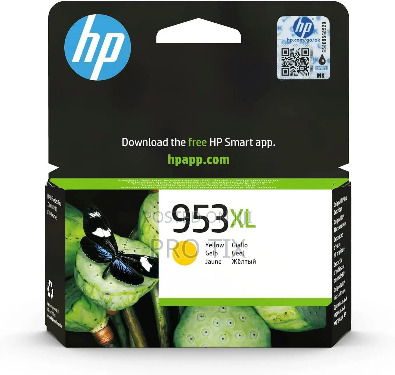 Hp 953xl Yellow Ink Cartridge High Yield Original Officejet