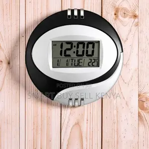 Stylish Look Alarm Digital Table and Wall Mount Clock