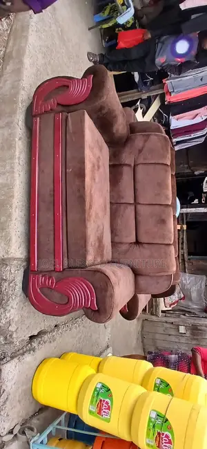 Brown Permanent Sofa Seat