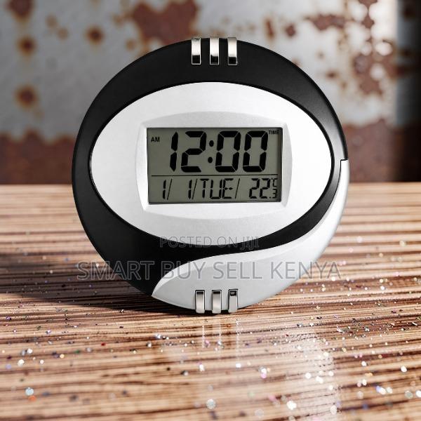 Compact Size Alarm Digital Table and Wall Mount Clock