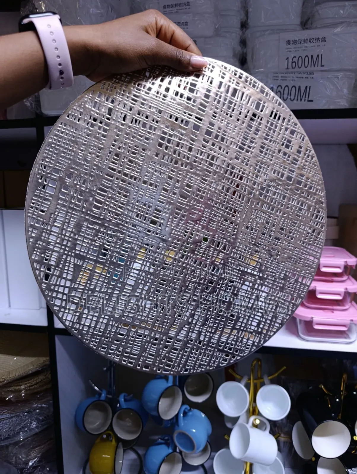 6pcs Round Table Mats-Nj