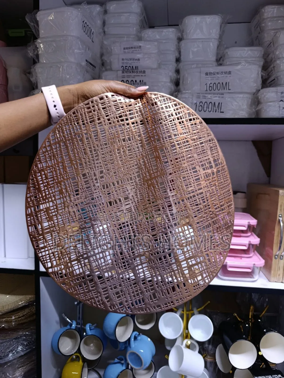 6pcs Round Table Mats-Nj