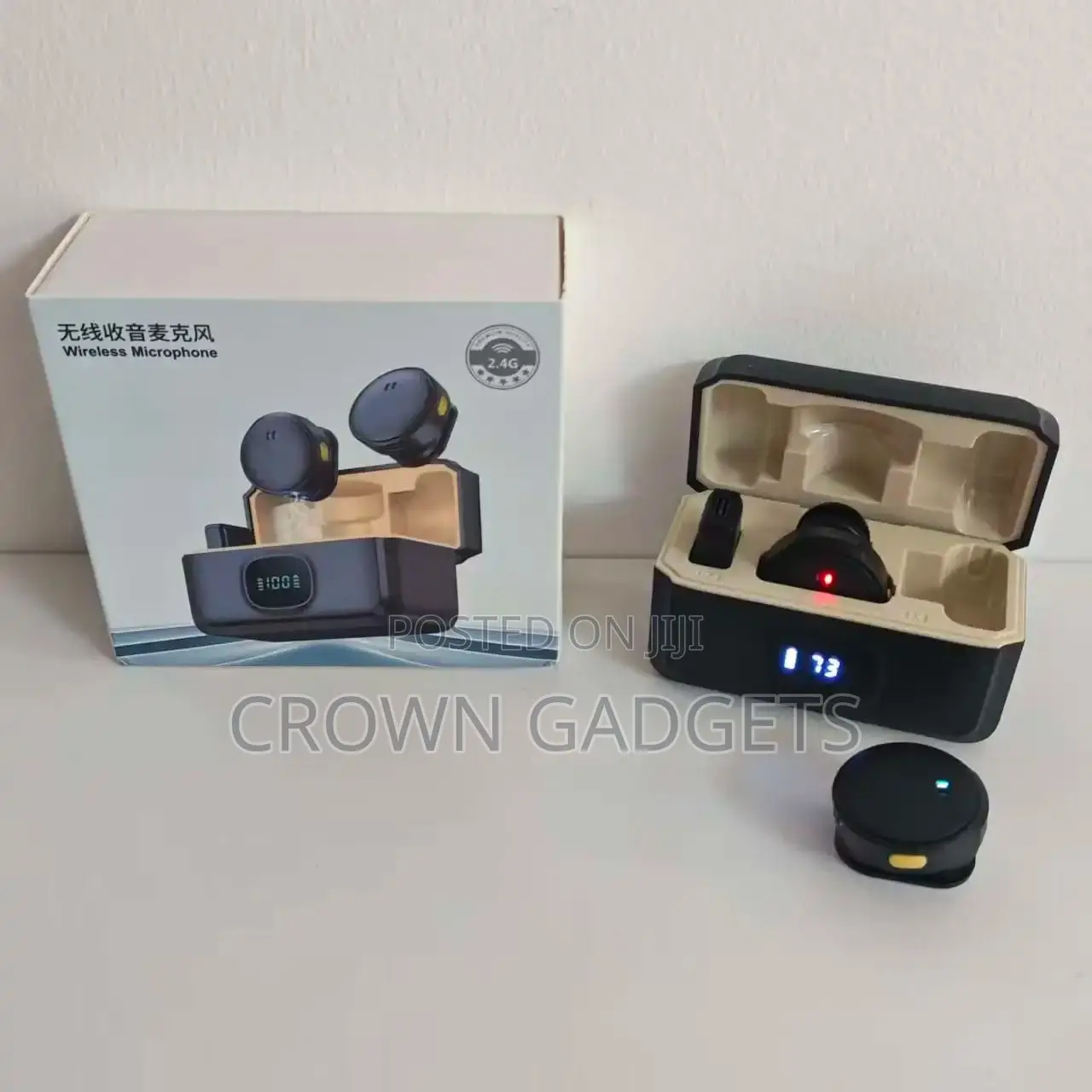 Q8 2mic Wireless Lavalier Microphone Magnetic Clip Set