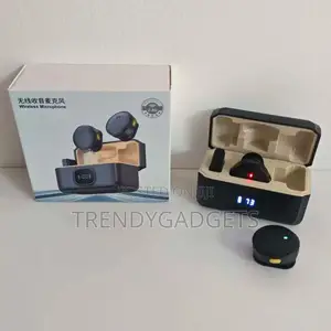 Q8 2mic Wireless Lavalier Microphone Magnetic Clip Set